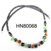 Semi-precious Stone Chip With Hematite Stone Beads Necklace